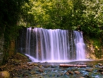 Waterfall Near Bracebridge, Ontario