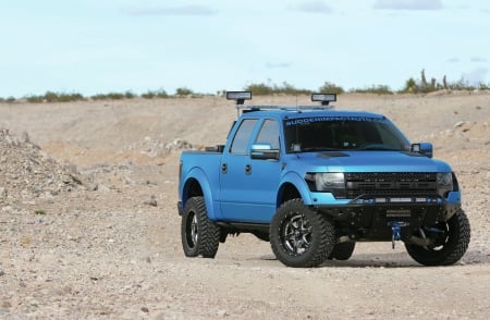 2013-Ford-F-150-Raptor - raptor, truck, 2013, blue