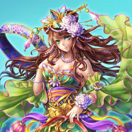 Oriental - spendid, colourful, flower, great, maiden, beautiful, blossom, girl, oriental, elegant, gorgeous, wonderful, colorful, good, pretty, beauty, awesome, colour, sweet, anime, hd, multicolour, dress, cg, long hair, multicolor, angelic, nice, lovely, female, color