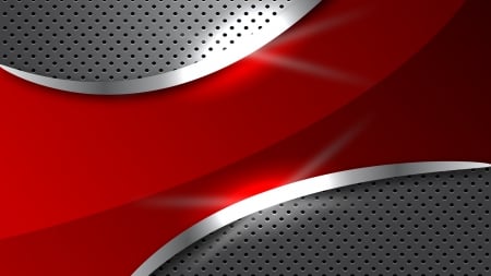 Abstract Red Metal - abstract, metal, graphics, red, vector