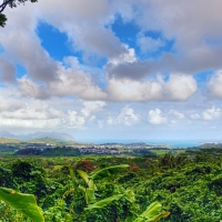 panoramic view of kaneohe bay hawaii