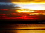 SALT PAN at SUNSET