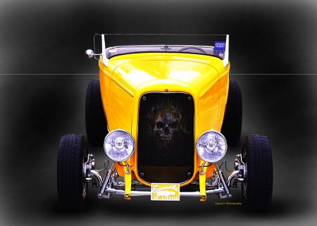 HOT ROD - ford, yellow, hot, rod