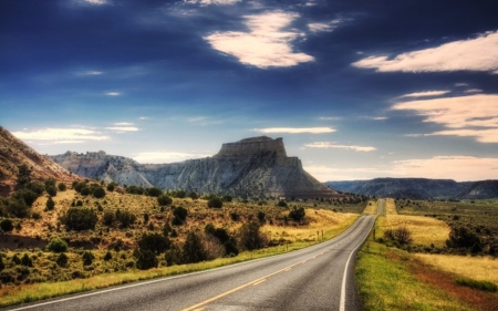 Country Road - mountains, gorgeous, road, country