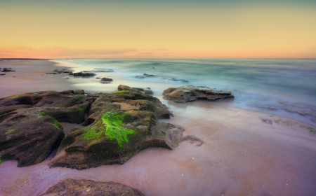 Sea View - sky, ocean, beach, sunset, nature, sea view, splendor, sunrise, sand, sea