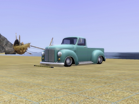 Pickup Truck - truck, pickup, fantasy, sand