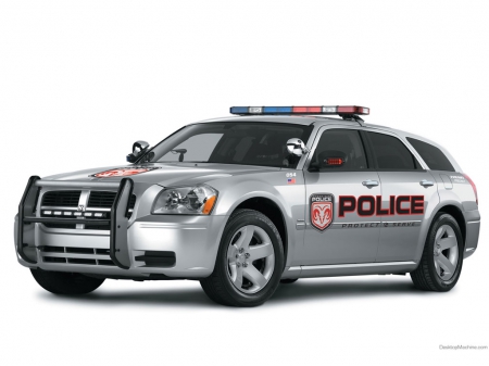 Protect & Serve - police, wagon, dodge, protect and serve