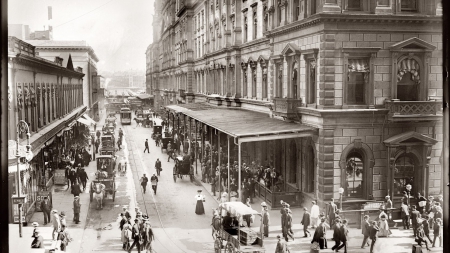 historical view of grand central station in nyc - street, history, city, monochrome, station