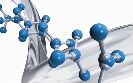 chemical structure - structure, blue, chemical, ab