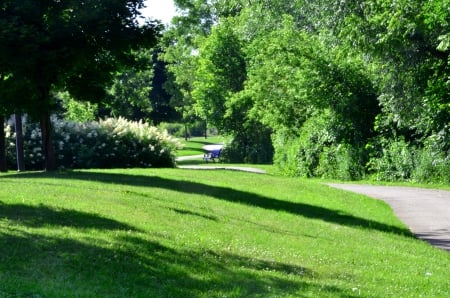 Quiet pathway in Brampton Ontario Canada - ontario, brampton, canada, d7000, nikon