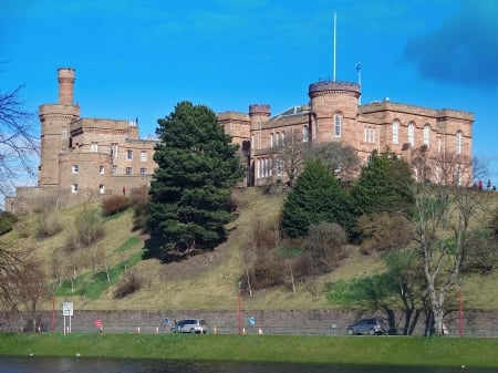 Inverness Castle - building, inverness, scotland, castle