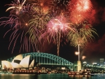 Fireworks over Sydney, Australia