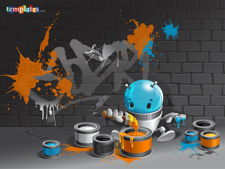 Alien Graffiti   - wallpaper, alien graffiti