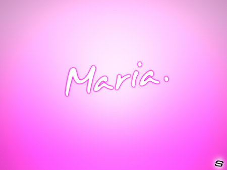 MARIA LOGO - logo, design, maria, ali, kanellis, sher, sher ali, sleek, wwe