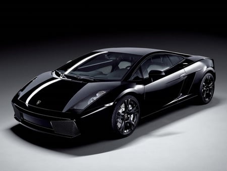 Lamborghini Gallardo - black rider, lamborghini, gallardo, asome