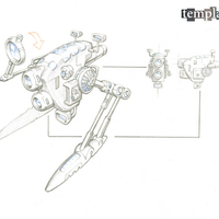 Science Fiction 3D Robot 