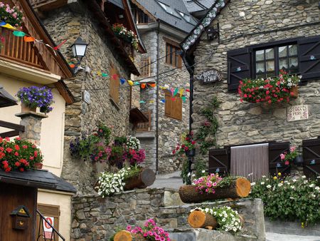 	UNA MARAVILLA DE PUEBLO - house, flowers