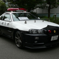 Nissan Skyline GT-R R34 police car