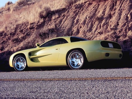 Dodge Venom Concept - concept, yellow, venom, dodge, viper