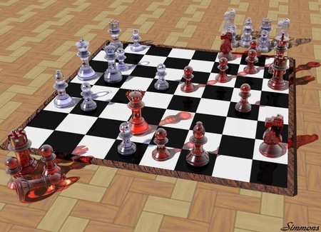 Checker Board - checker, games, board, checkers