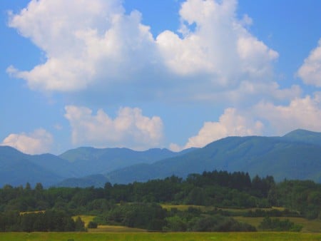 Mountains - slovakia, mountains, nature, sky