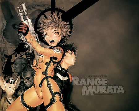 Range Murata - futurhythm range murata, battle, war, weapon, anime