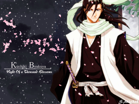 Night Of a Thousand Blossoms - kuchiki byakuya, bleach