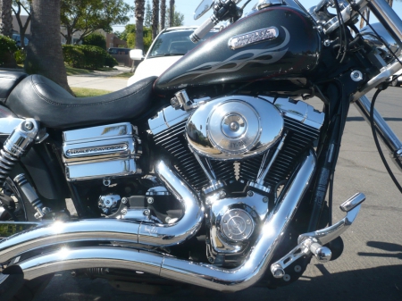 Close-Up - bike, motorcycle, harley, engine