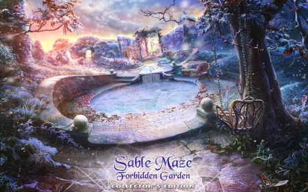 Sable Maze 3 - Forbidden Garden03 - fun, puzzle, cool, hidden object, video games