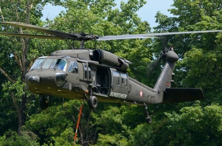 Sikorsky S-70A-42 Blackhawk - military, helicopter, sikorsky, black hawk