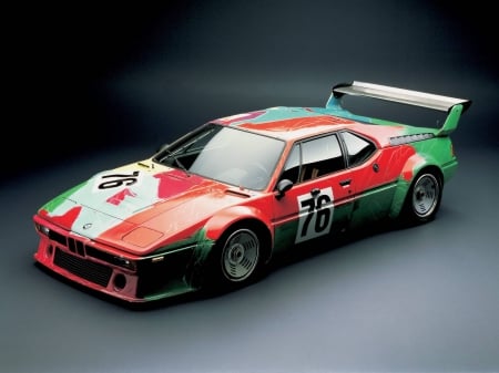 BMW M1 1979 Art Car by Andy Warhol - Warhol, BMW, 1979, M1