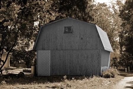 Old Summer Barn - vintage barn, old barn, Old Summer Barn, summer barn