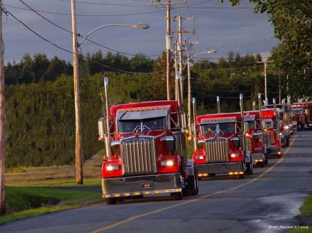 It's A Convoy - truck, big rig, semi, convoy