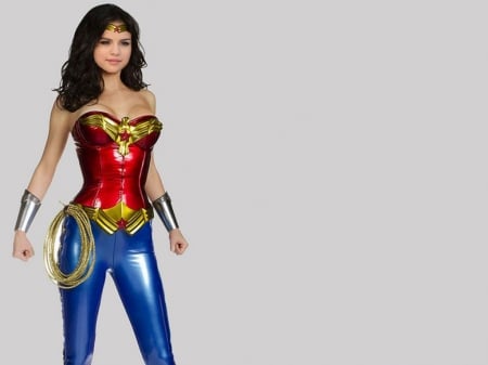 Selena Gomez - Wonder Woman - selena, model, beautiful, actress, selena gomez, wonder woman, gomez