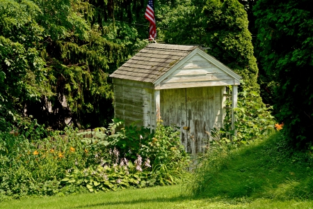 Little Summer Shed - summer shed, summer barn, barn, Little Summer Shed, shed