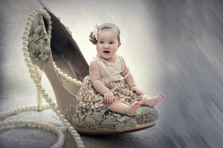 Little Fashionista - girls, little fashionista, girl, shoes