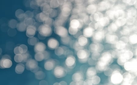 Bokeh - white, bokeh, texture, glitter, abstract, blue