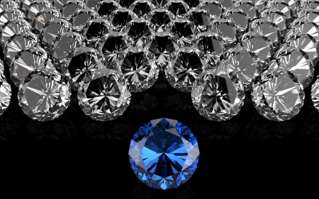 Diamonds - black, stone, blue, diamond, texture, jewel, precious