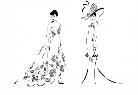 Sabrina and Eliza - films, audrey hepburn, movies, sabrina, my fair lady, actress, eliza dolittle