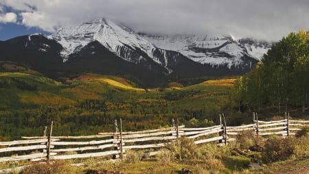 mountains - mountains, cool, field, fun, nature