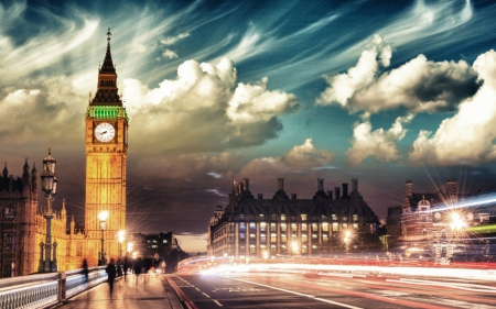 Big Ben - architecture, sky, building, big ben