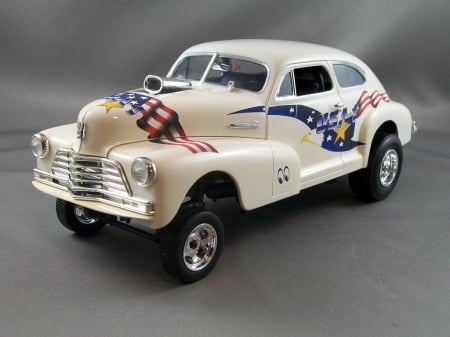 1946 Chevy Fleetline Gasser - street rod, gasser, hot rod, chevy