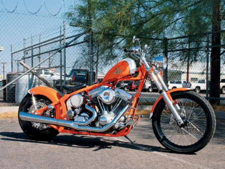 Custom Chopper - harley, chopper, motorcycle, bike