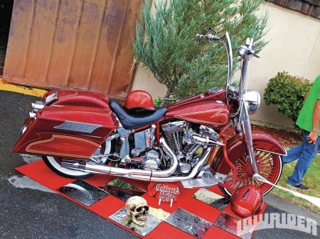 Lowrider Harley - bike, motorcycle, lowrider, harley