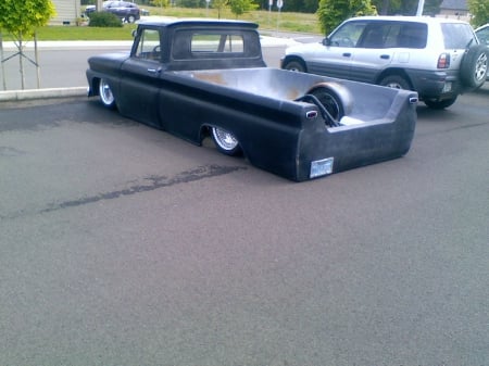 Very Low Lowrider - lowrider, unique, custom, truck