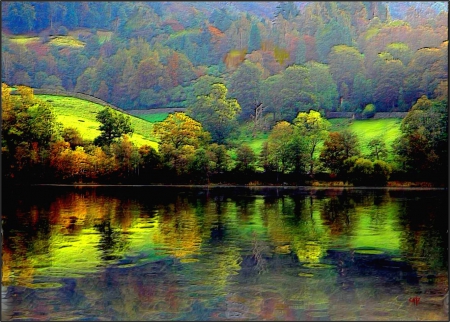 Orilla crecida - color, pasion, vista, campo