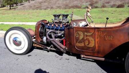 Rat rod T bucket - street rod, car, t bucket, hot rod