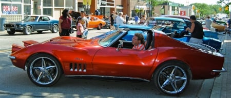 Car show downtown Brampton Ontario Canada 2013