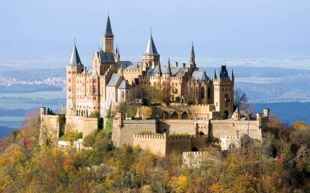 Hohenzollern Castle, Germany - Mountain, Castle, Germany, Medieval