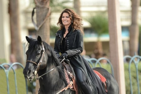 Cowgirl~Shania Twain - shania twain, horse, cowgirl, singer, songwriter